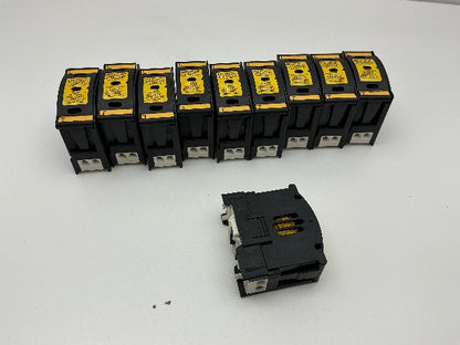 Bussmann JTN60030 Class J Fuse Holders 0-30A 600VAC, Ten-Piece Lot, Like New