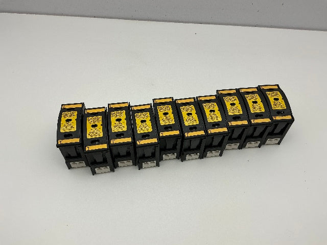 Bussmann JTN60030 Class J Fuse Holders 0-30A 600VAC, Ten-Piece Lot, Like New