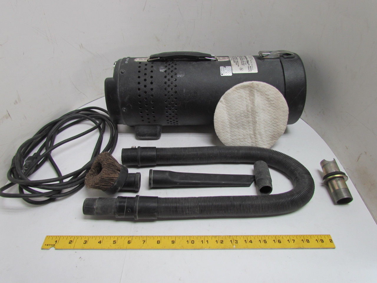 Eltrex 900472 Industro-Vac 2-Speed Portable Canister Vacuum Cleaner Kit 120v