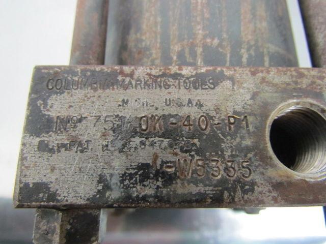 Columbia Marking Tools 751-OK-40-P1 Slide-A-Mark Air Impact Marker 8Ton 4"Stroke