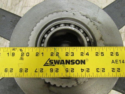 60-4 chain Vintage Sprocket Gear Combo Cast Iron 33-1/2"x7" Industrial Steampunk
