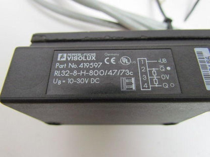 Reflex Light Beam Switch RL32 Series w/11' Of Cable + Adjustable Mount 10-30V DC