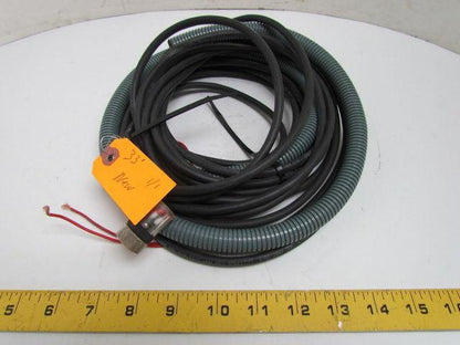 V-1W 4 Pin Socket Angled Screw Terminal PG7 Screwed Connection 33' 20AWG Cable