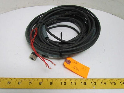 V-1W 4 Pin Socket Angled Screw Terminal PG7 Screwed Connection 33' 20AWG Cable