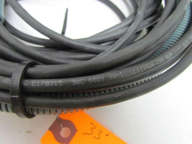V-1W 4 Pin Socket Angled Screw Terminal PG7 Screwed Connection 33' 20AWG Cable
