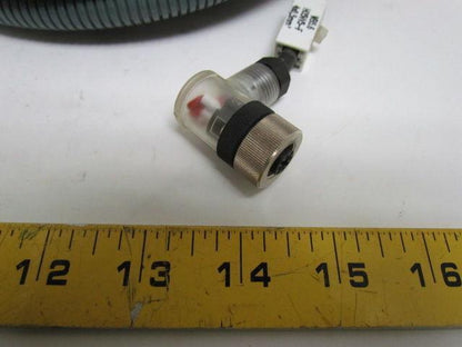 V-1W 4 Pin Socket Angled Screw Terminal PG7 Screwed Connection 33' 20AWG Cable