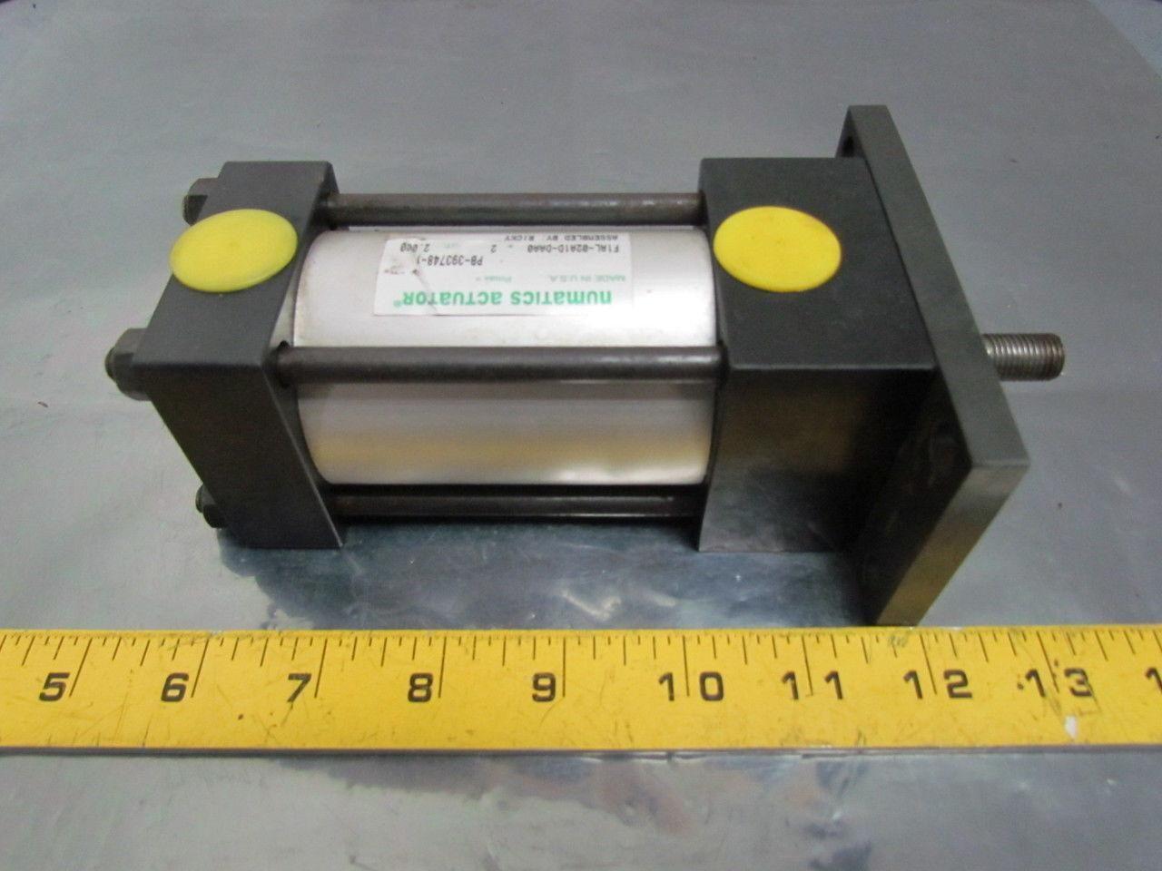 Numatics Actuator F1AL-02S1D-DAA0 Pneumatic Air Cylinder 2" Bore 2" Stroke