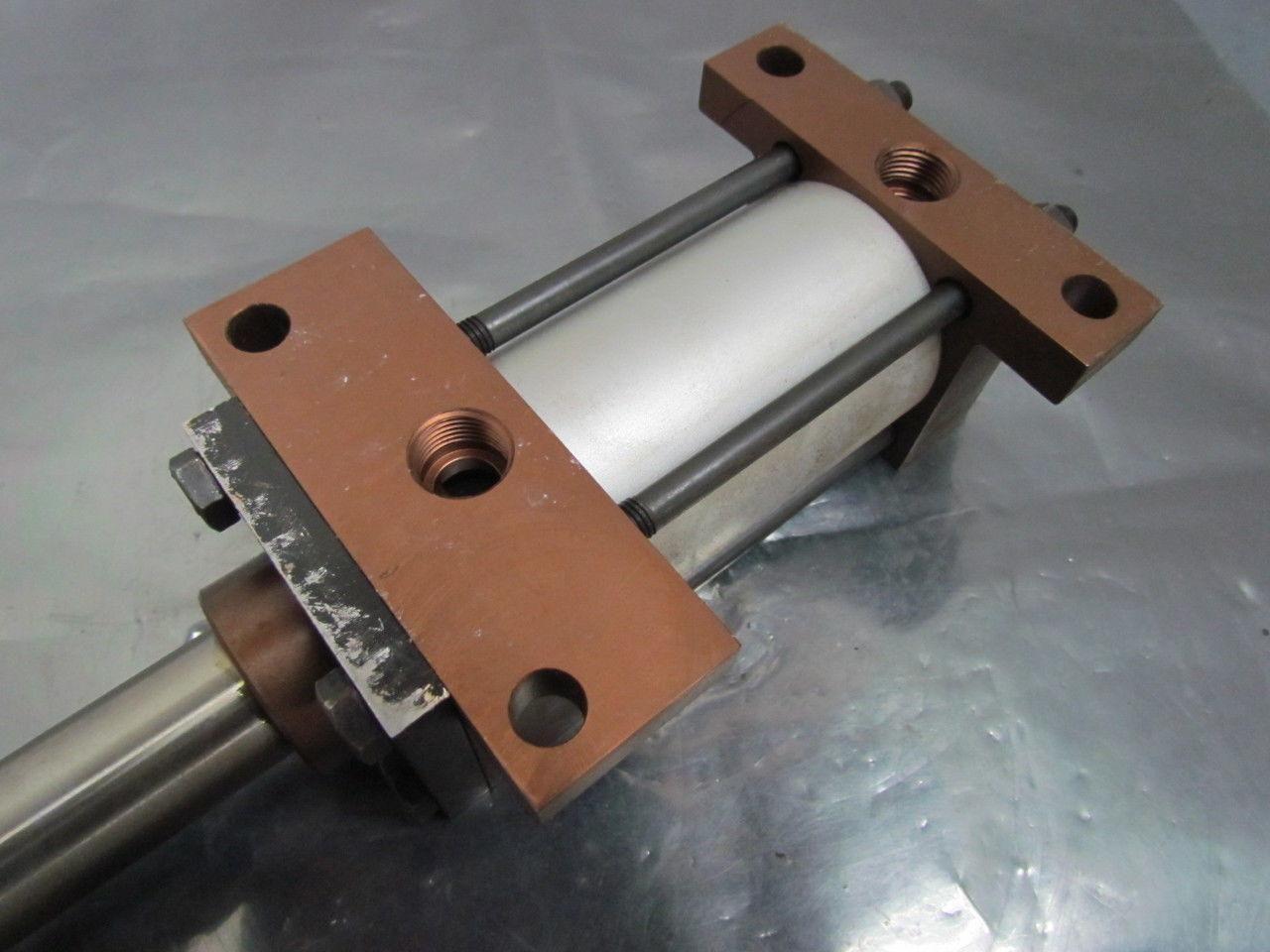 Numatics ZZAL-02A5D-AAA0 Pneumatic Air Cylinder 2" Bore 2" Stroke Extended Rod