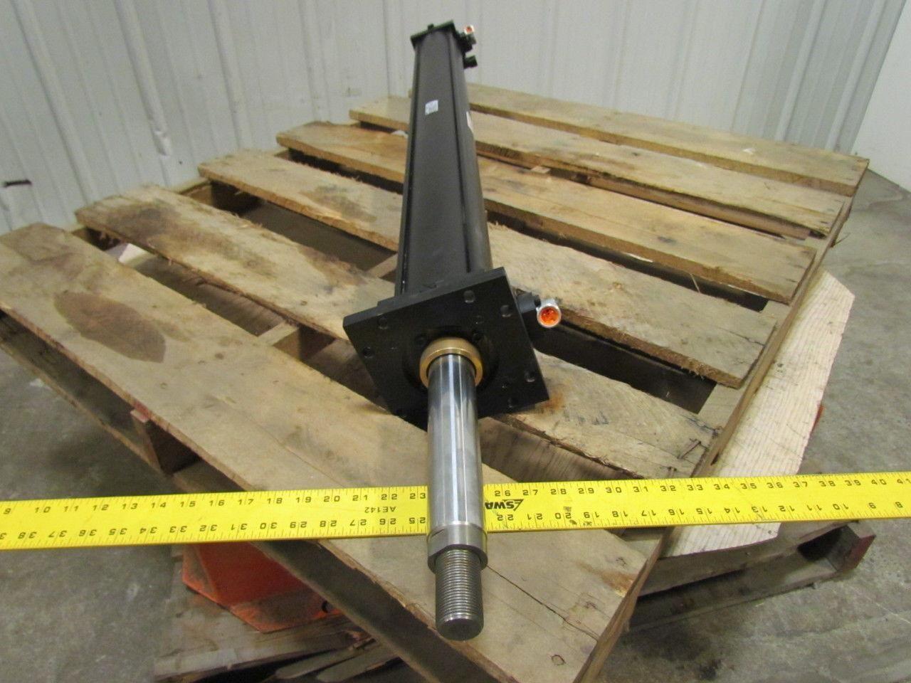 Schrader PNE133202S 45.000 Pneumatic Air Cylinder 4"Bore 45" Stroke Extended Rod