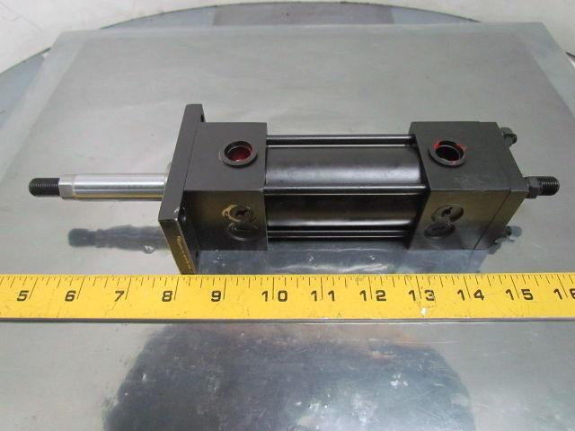Hydro-Line Pneumatic Air Cylinder 1-1/2" Bore 2" Stroke Double Rod R5 Series