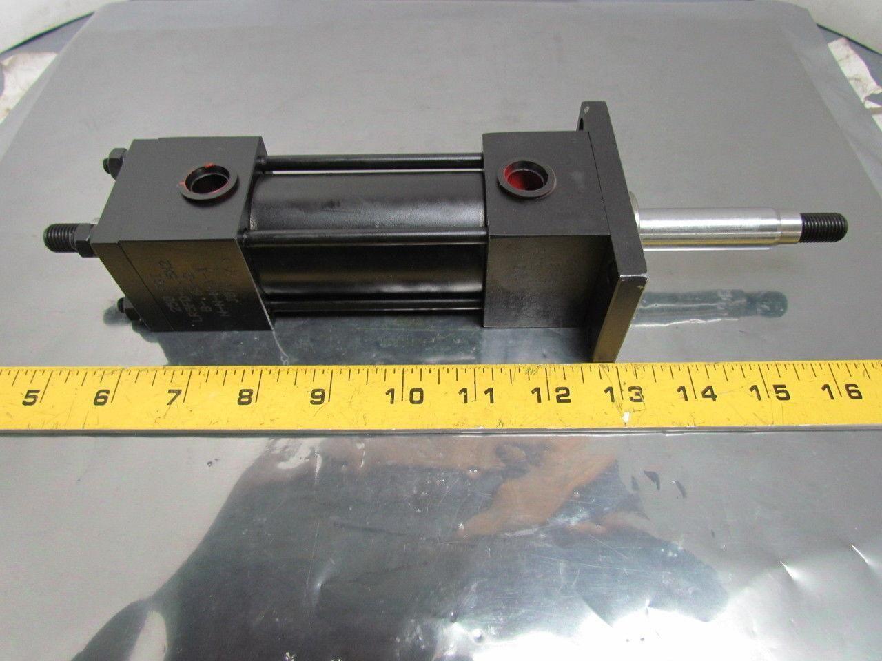 Hydro-Line Pneumatic Air Cylinder 1-1/2" Bore 2" Stroke Double Rod R5 Series