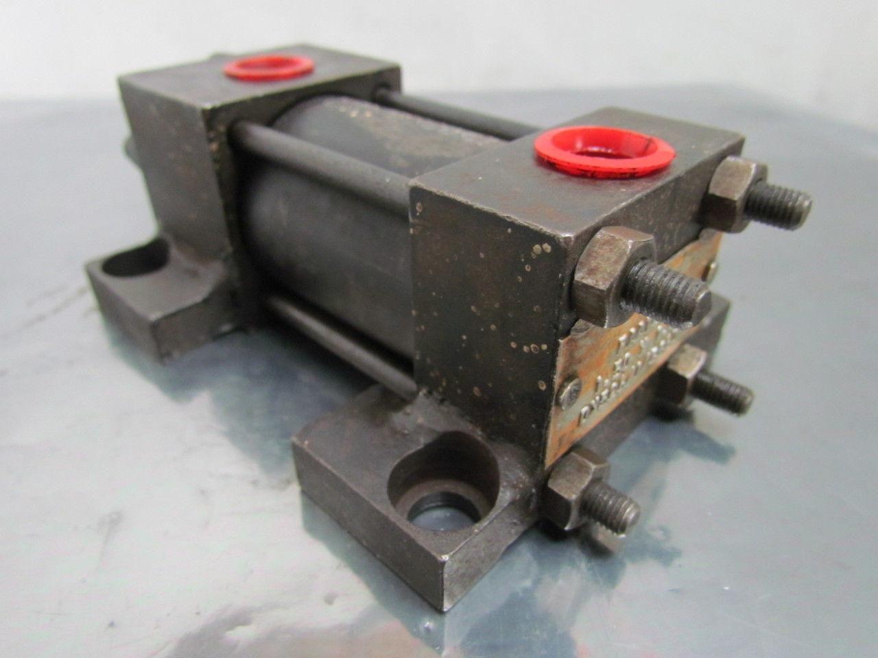 Schrader Bellows FAA100521 Pneumatic Air Cylinder 1-1/2"Bore 1" Stroke Side Lugs