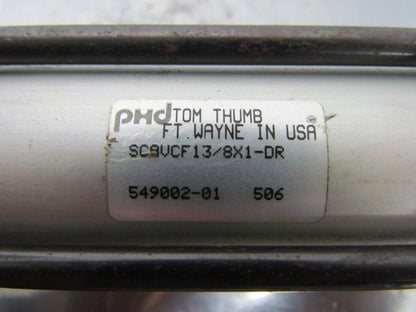 PHD SCAVCF13/8X1-DR Pneumatic Air Cylinder 1-3/8" Bore 1" Stroke Spring Return
