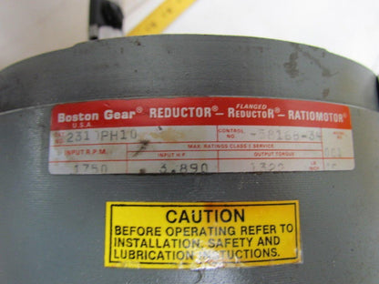 Boston 2310PH10 001 Reductor Ratiomotor Helical Reducer Gearbox Foot Mount 10:1