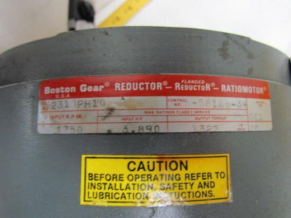 Boston 2310PH10 001 Reductor Ratiomotor Helical Reducer Gearbox Foot Mount 10:1