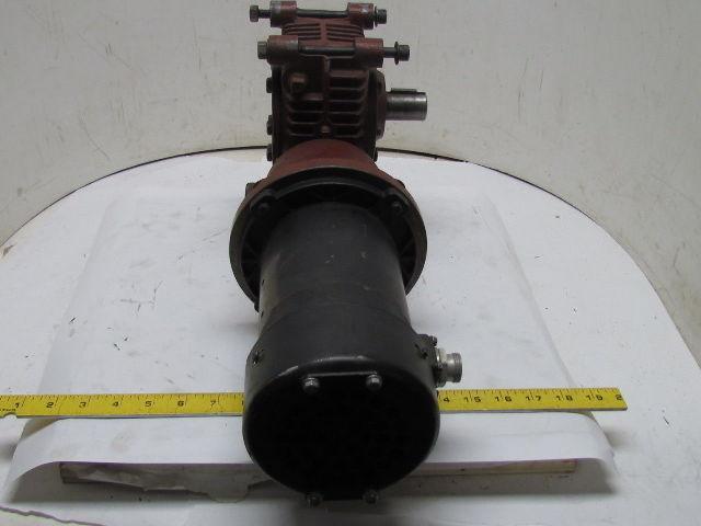 Ex-Cell-O Cone Drive MH020-X1 Worm Gear Box Reducer W/Dayton 1/4 HP 90VDC Motor
