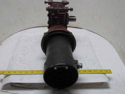 Ex-Cell-O Cone Drive MH020-X1 Worm Gear Box Reducer W/Dayton 1/4 HP 90VDC Motor