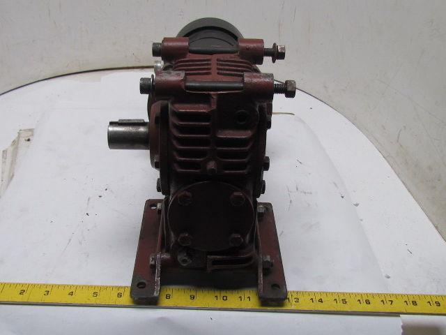 Ex-Cell-O Cone Drive MH020-X1 Worm Gear Box Reducer W/Dayton 1/4 HP 90VDC Motor