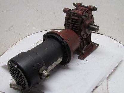 Ex-Cell-O Cone Drive MH020-X1 Worm Gear Box Reducer W/Dayton 1/4 HP 90VDC Motor