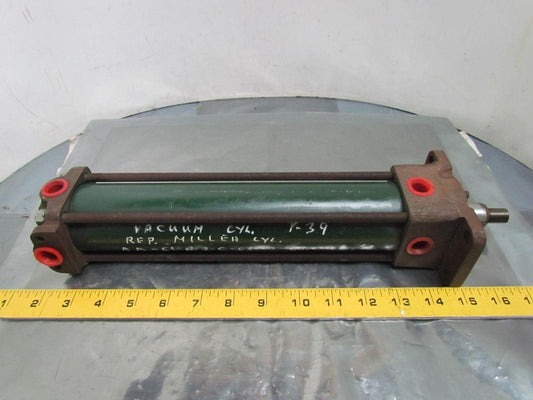 C-200X9X R001 B201 LPR Pneumatic Air Cylinder 2"Bore 9"Stroke 6 Ports w/Cushions