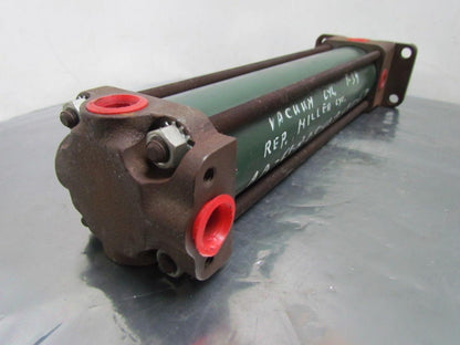 C-200X9X R001 B201 LPR Pneumatic Air Cylinder 2"Bore 9"Stroke 6 Ports w/Cushions