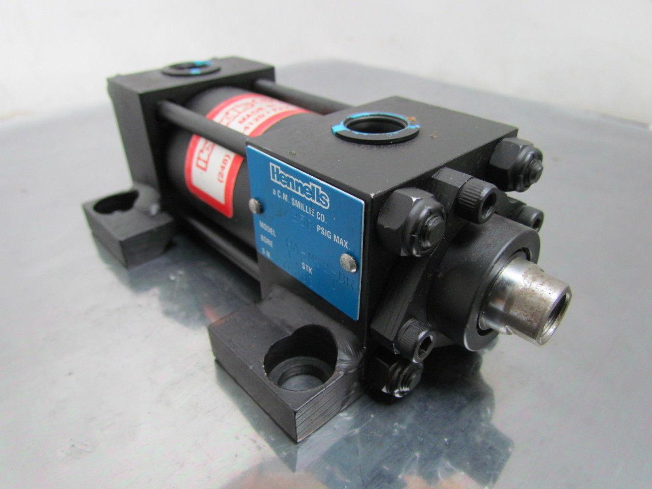 Hennells HA-MS2-BR Pneumatic Air Cylinder 1-1/2" Bore 1" Stroke Side Lugs