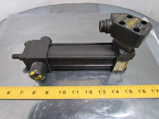 Parker D2AUS14 Pneumatic Air Cylinder 1-1/2" Bore 4" Stroke Trunnion w/sensor