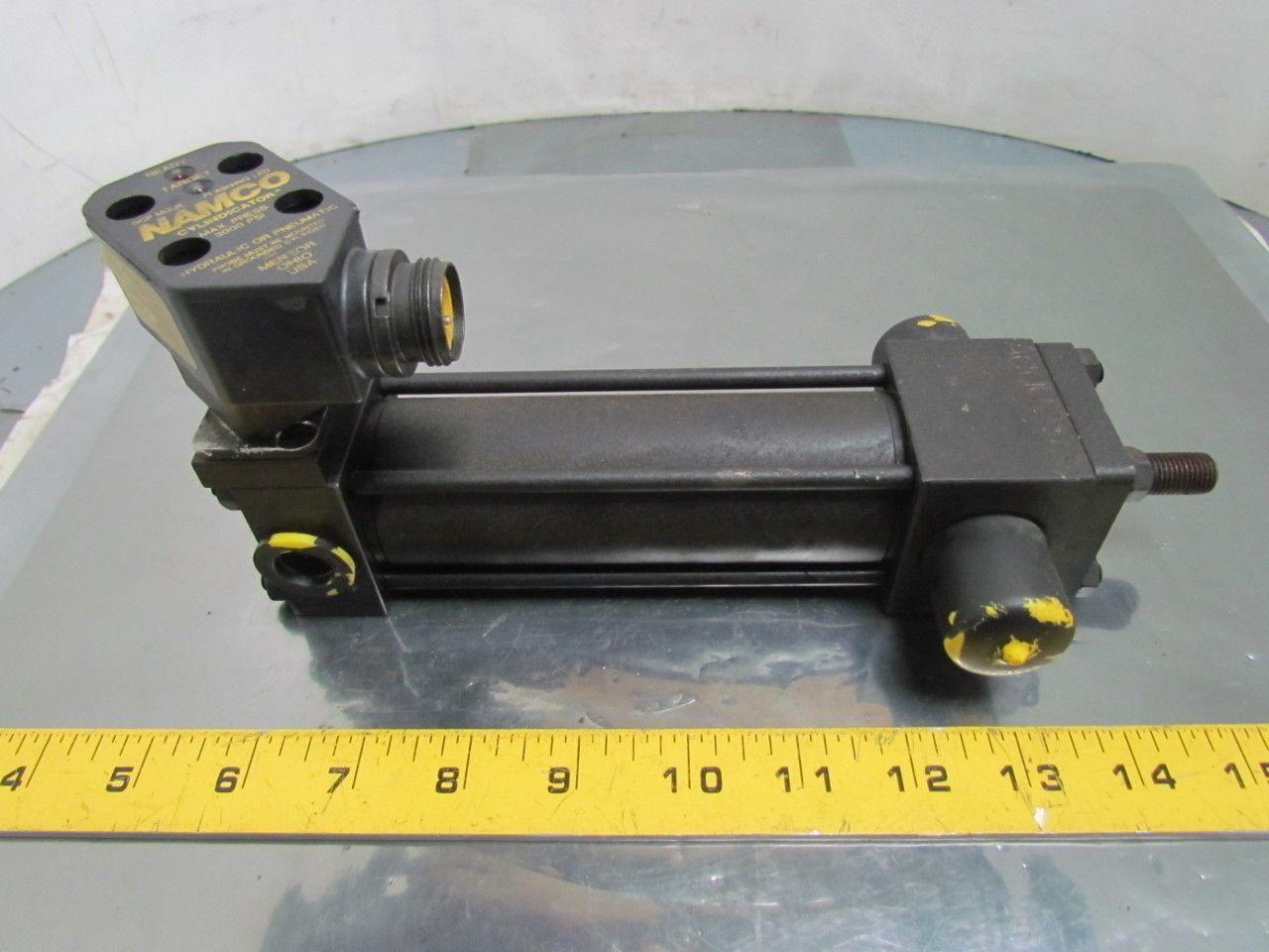 Parker D2AUS14 Pneumatic Air Cylinder 1-1/2" Bore 4" Stroke Trunnion w/sensor