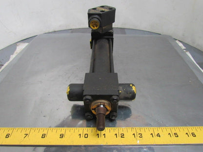 Parker D2AUS14 Pneumatic Air Cylinder 1-1/2" Bore 4" Stroke Trunnion w/sensor