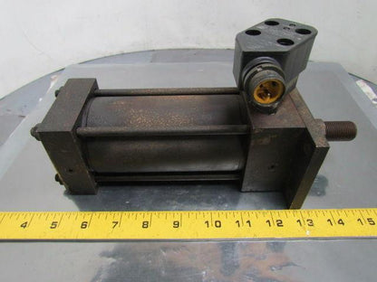 Parker CJ2AS34C Pneumatic Air Cylinder 2-1/2" Bore 4" Stroke Seies 2A w/Sensor