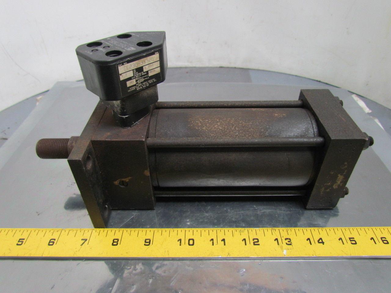 Parker CJ2AS34C Pneumatic Air Cylinder 2-1/2" Bore 4" Stroke Seies 2A w/Sensor