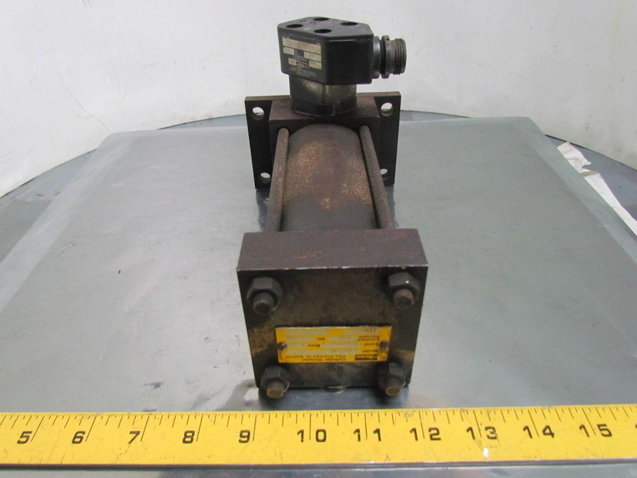 Parker CJ2AS34C Pneumatic Air Cylinder 2-1/2" Bore 4" Stroke Seies 2A w/Sensor