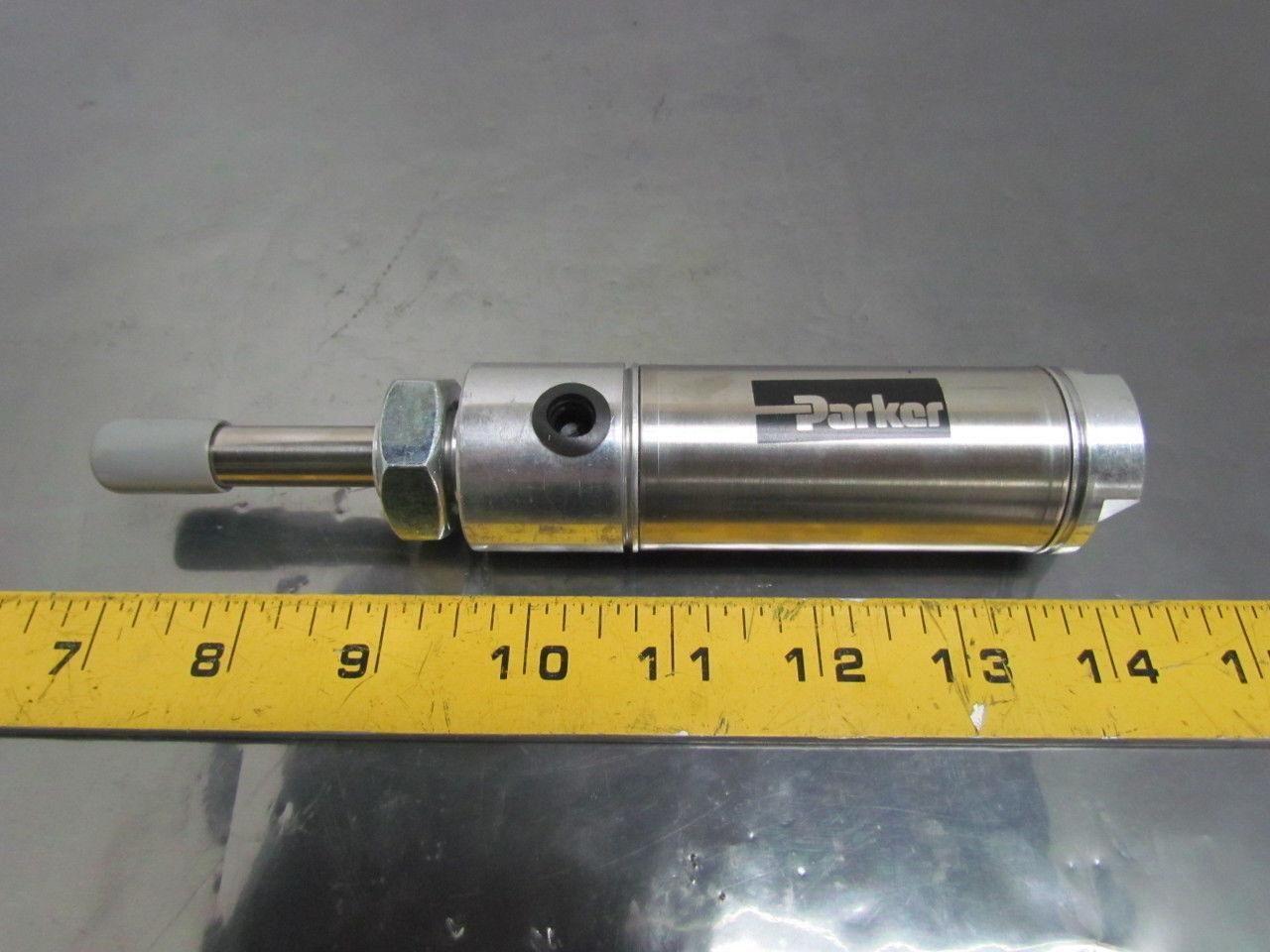 Parker 01.25 DSRMBS3 1.00 Pneumatic Air Cylinder 1-1/4" Bore 1" Stroke Stainless