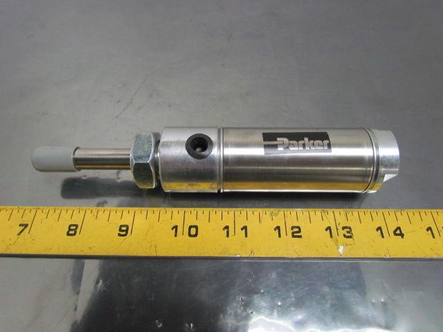 Parker 01.25 DSRMBS3 1.00 Pneumatic Air Cylinder 1-1/4" Bore 1" Stroke Stainless
