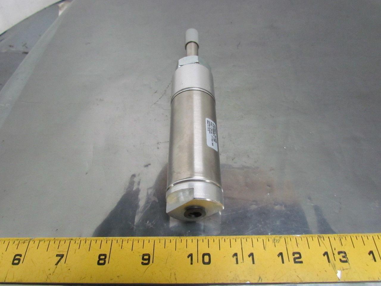 Parker 01.25 DSRMBS3 1.00 Pneumatic Air Cylinder 1-1/4" Bore 1" Stroke Stainless