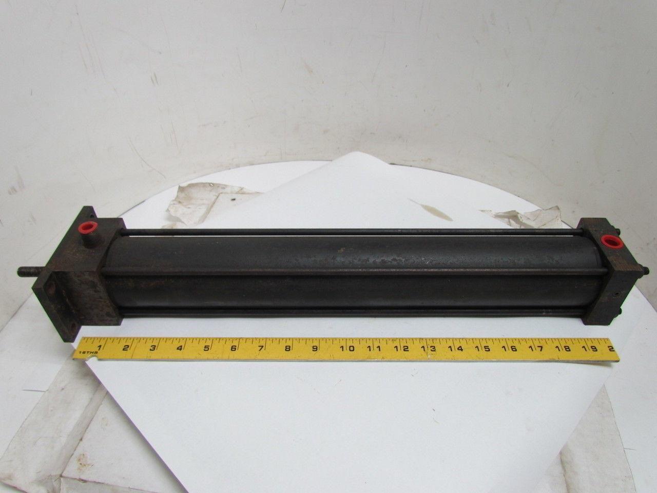 Parker J2AU142AC Pneumatic Air Cylinder 2-1/2" Bore 17" Stroke Series 2A
