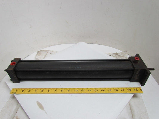 Parker J2AU142AC Pneumatic Air Cylinder 2-1/2" Bore 17" Stroke Series 2A