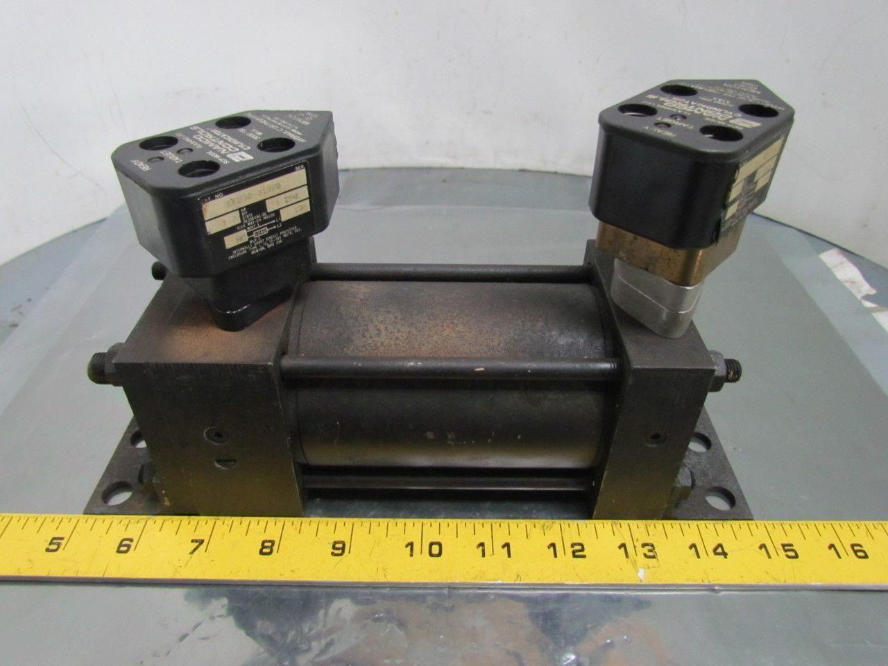 Parker CCB2AUS14AC Pneumatic Air Cylinder 2-1/2" Bore 3" Stroke w/Sensors