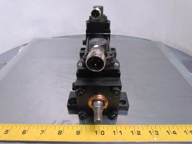 Parker 02.00 CC2ANUS14AC 5.000 Pneumatic Air Cylinder 2" Bore 5"Stroke w/sensors