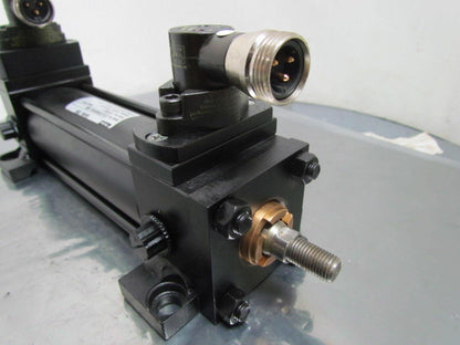 Parker 02.00 CC2ANUS14AC 5.000 Pneumatic Air Cylinder 2" Bore 5"Stroke w/sensors