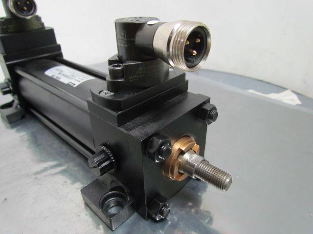 Parker 02.00 CC2ANUS14AC 5.000 Pneumatic Air Cylinder 2" Bore 5"Stroke w/sensors