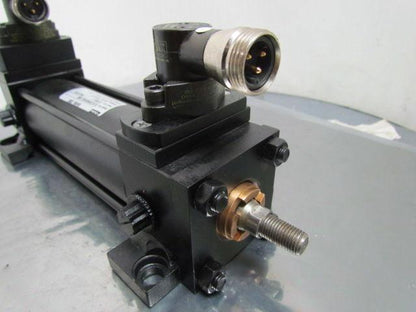 Parker 02.00 CC2ANUS14AC 5.000 Pneumatic Air Cylinder 2" Bore 5"Stroke w/sensors