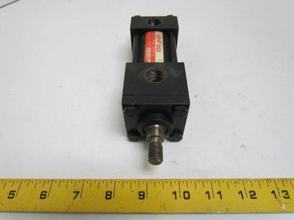 Vickers T-J TE10CACA Pneumatic Air Cylinder 1-1/2" Bore 1" Stroke Clevis Mount