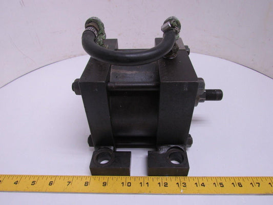 Parker R2A 5X1 Pneumatic Air Cylinder 5" Bore 1" Stroke Side Lug Mount