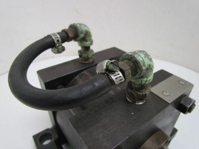 Parker R2A 5X1 Pneumatic Air Cylinder 5" Bore 1" Stroke Side Lug Mount