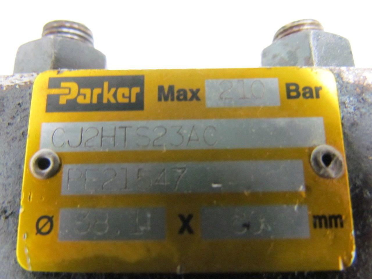 Parker CJ2HTS23AC Hydraulic Cylinder 1-1/2" Bore 2-3/8" Stroke Extended Rod