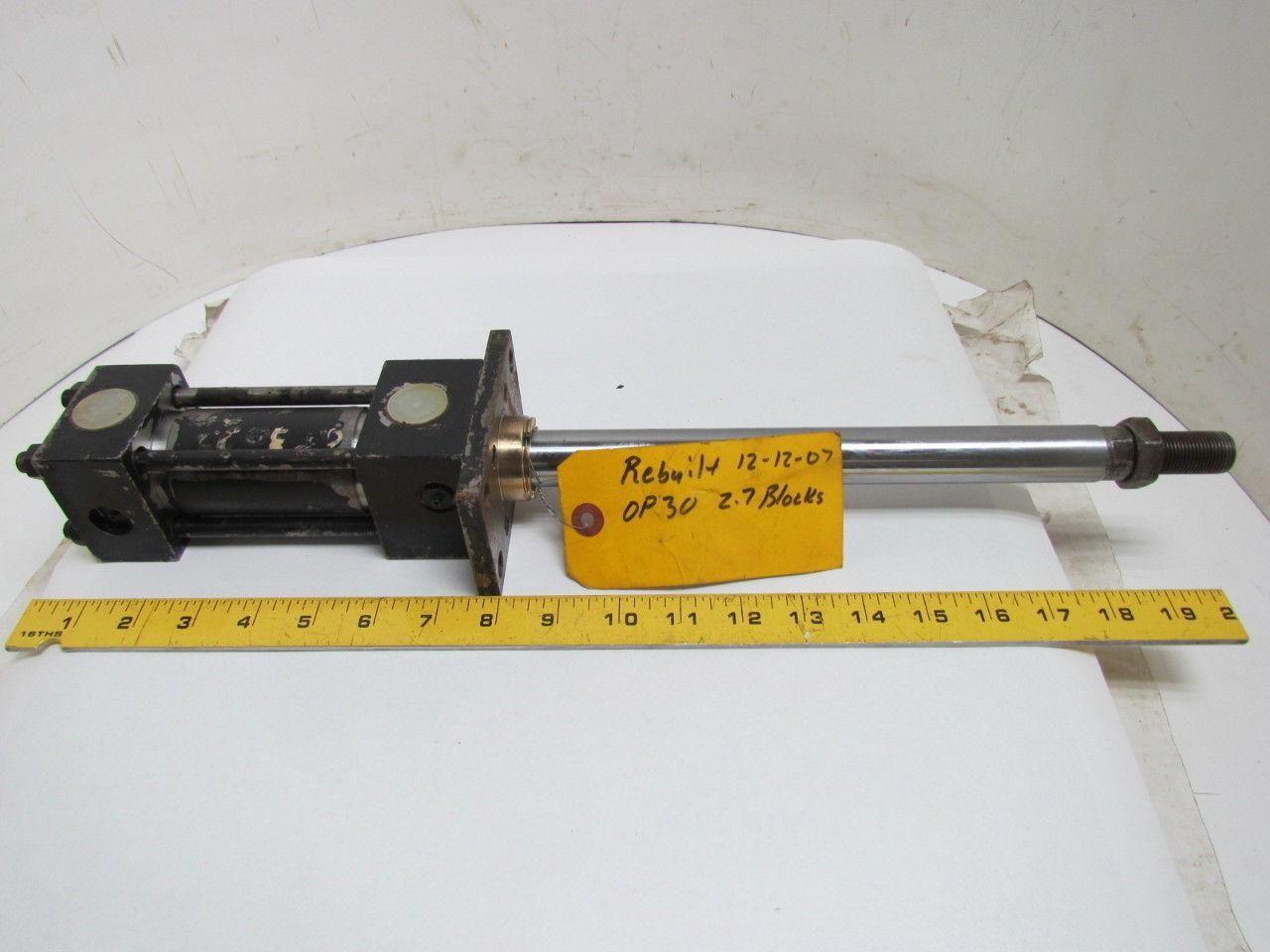 Parker CJ2HTS23AC Hydraulic Cylinder 1-1/2" Bore 2-3/8" Stroke Extended Rod