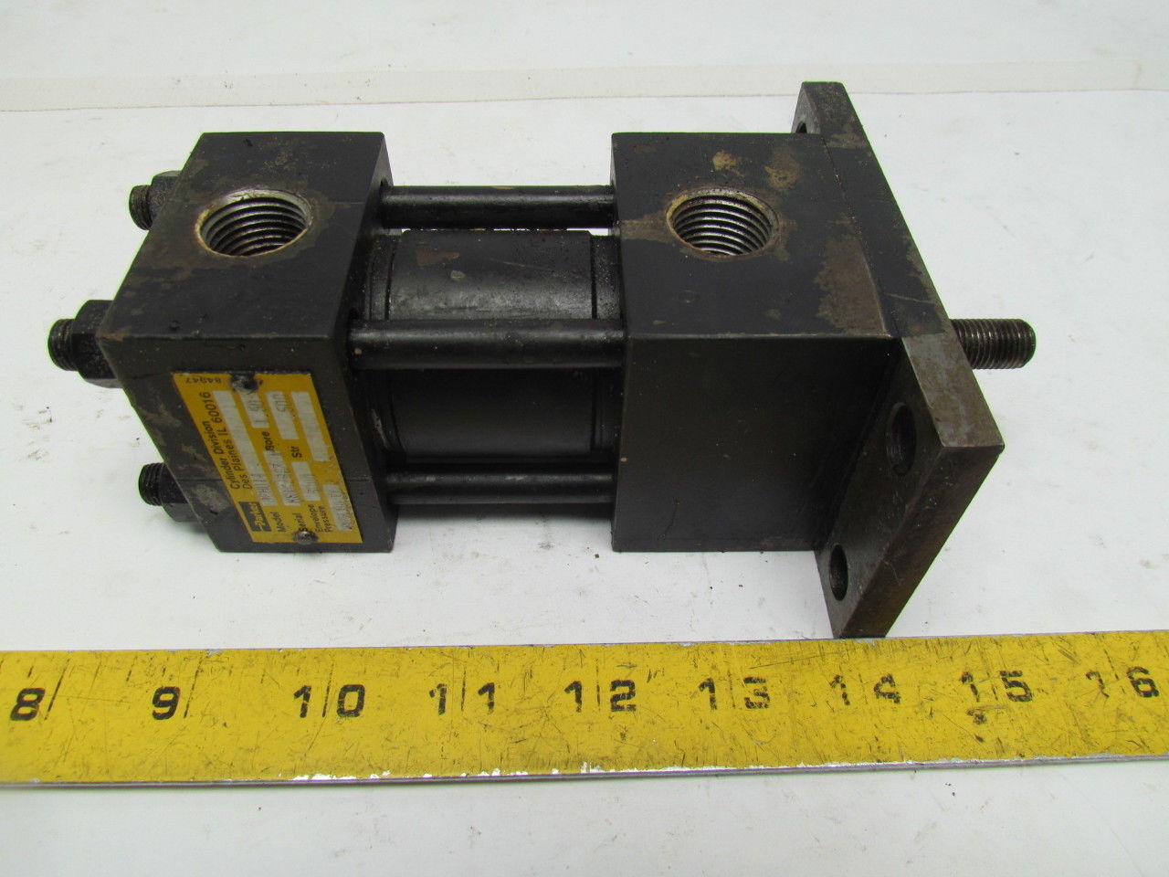 Parker J2HU14 Hydraulic Cylinder 1-1/2" Bore X 1/2" Stroke