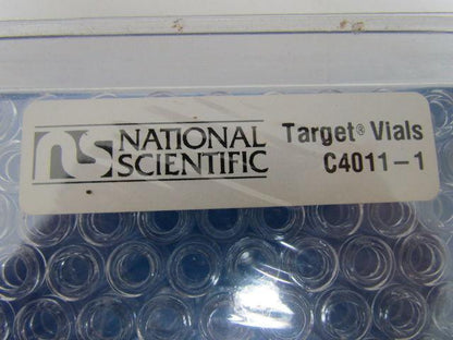 Scientific C4011-94 C4011-1 Clear Glass Target Vial Kit w/Seal 12x32mm 2mL 100pk