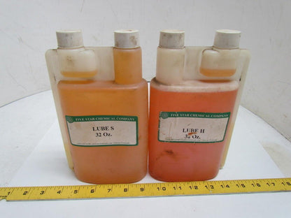 Five Star Chemical Lube-H Lube-S Conveyor Lubricant 32oz   2-Bottles